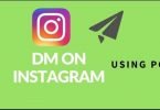 how to message on instagram on laptop or computer