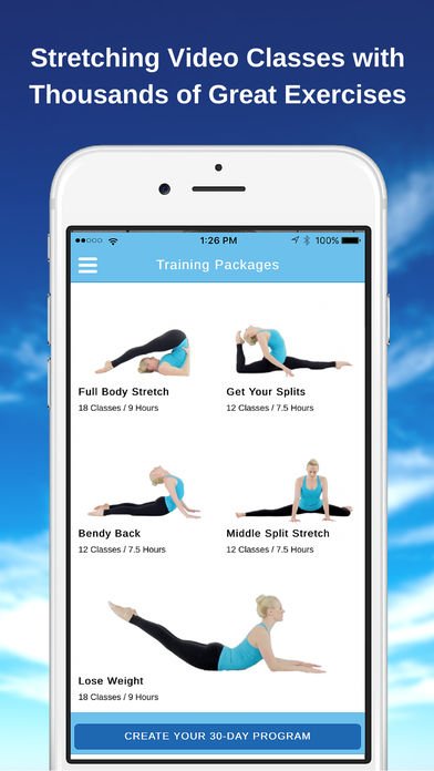 stretching apps for Android and iOS