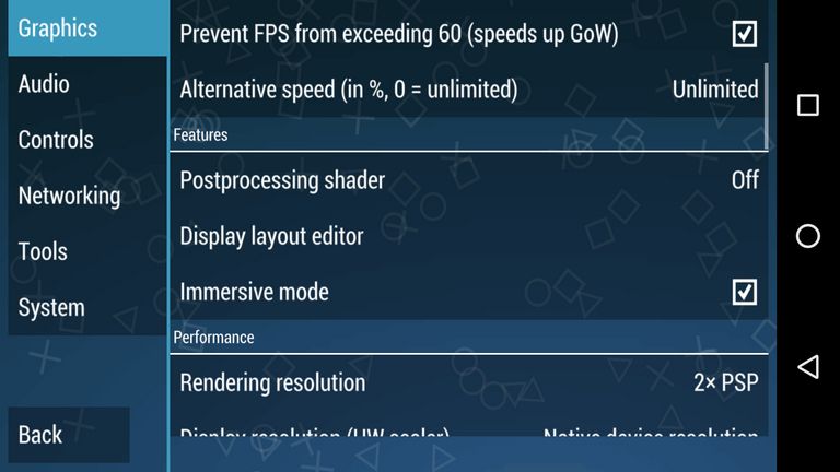 Recommended Settings For Ppsspp