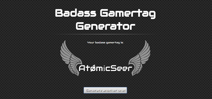 Badass GamerTag Generator