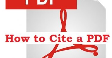 How to cite a PDF