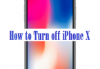 how to turn off iphone x