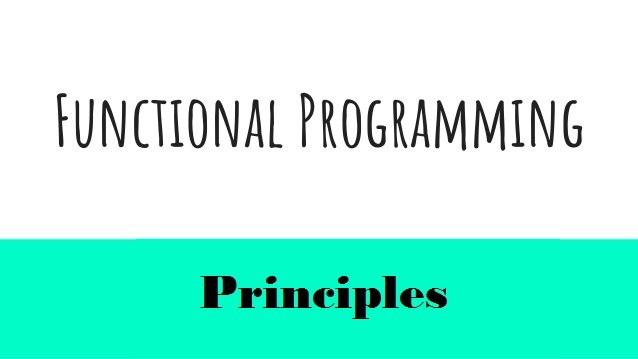 principle of functional programming 