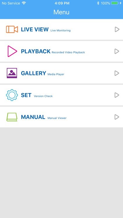 Main Menu