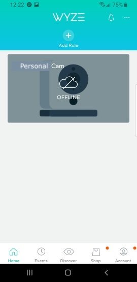Wyze live feed