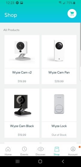 Shopping wyze for pc and windows