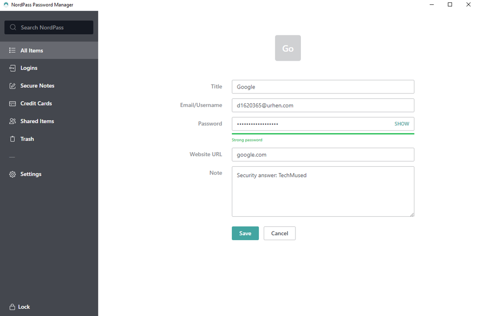 nordpass master password not working