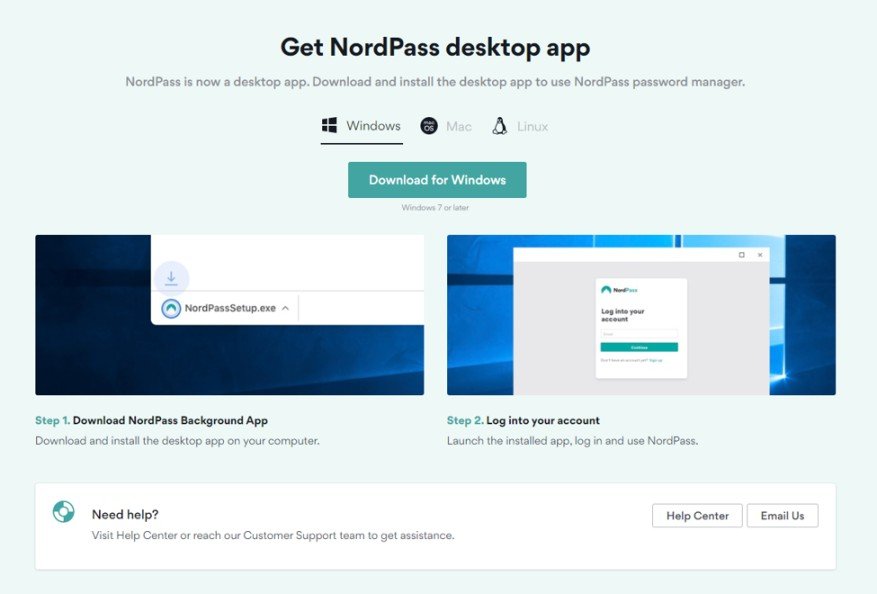 NordPass Desktop App