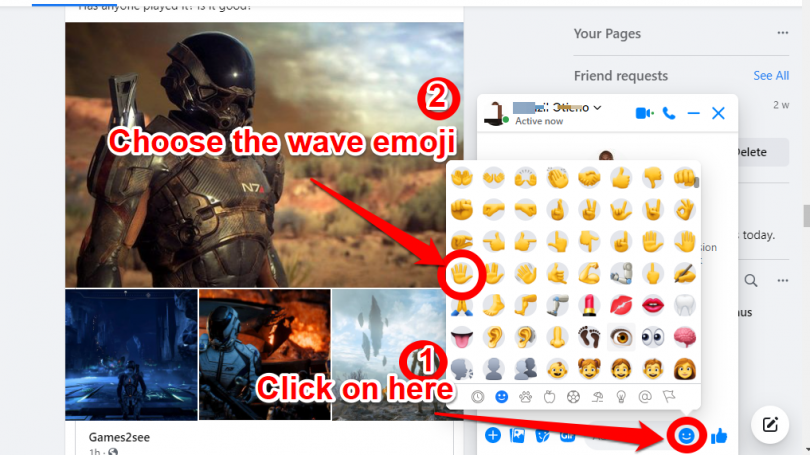 Wave Facebook How to Wave on Facebook? Illustrated Step By Step Guide - TechMused