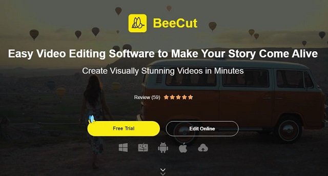 download the new for mac BeeCut Video Editor 1.7.10.2